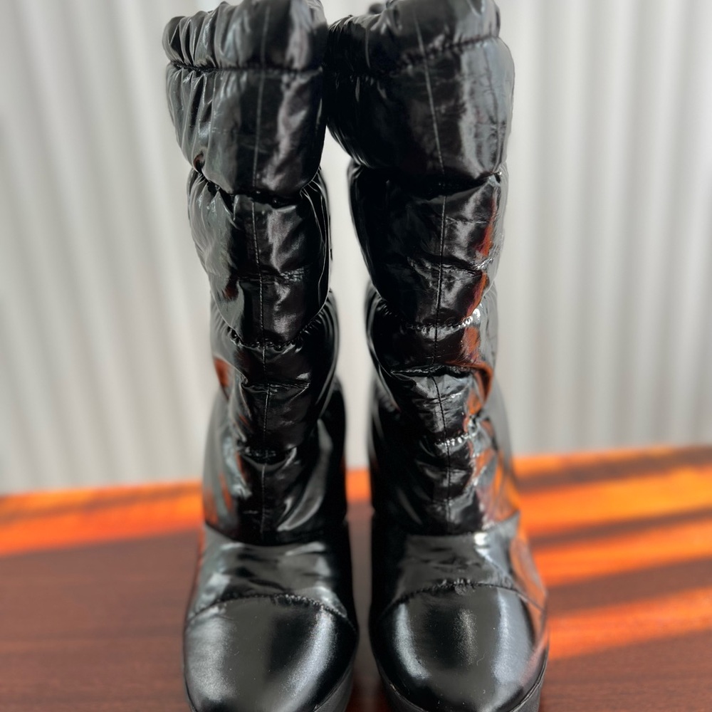 Coach Patten Leather Boots